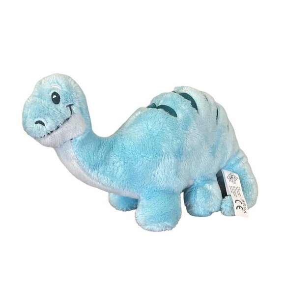The Petting Zoo Blue Baby Brachiosaurus Plush - Picture 1 of 8